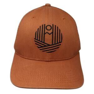 Flylow Trucker Hat Brown One Size Snapback Mesh Mountain Sun Logo Home Grown